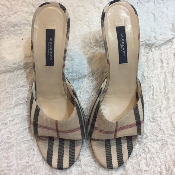 Burberry Mules Sz 36.5 - Picture 1 of 6
